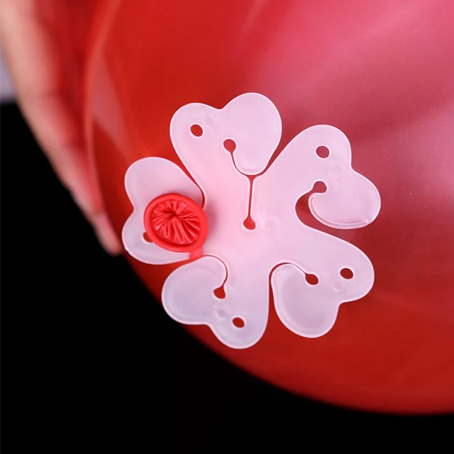 Amazon hot selling balloon Plum blossom Clip Combine 5 Balloons to Flower Shape Wedding Birthday Balloon Accessories