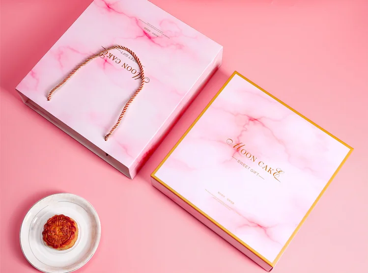 Cajas De Gift China Factory FSC мраморный торт с индивидуальным логотипом, moonторт, упаковочная бумага для чая, подарочная коробка