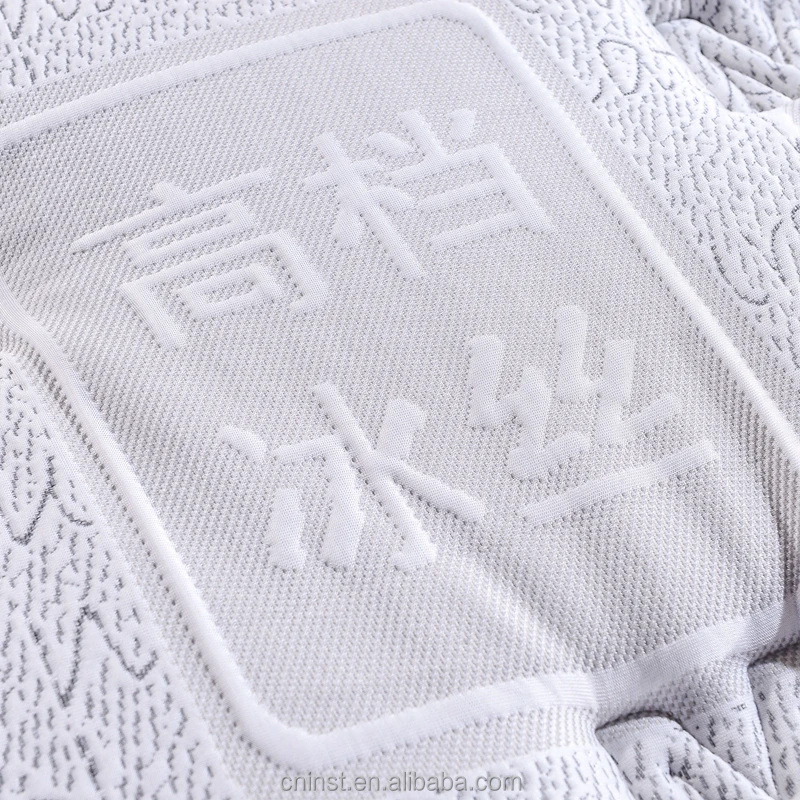 High Quality Cool Soft Pure Ice Silk Cotton Knitted Quilting Mattress Ticking Fabric