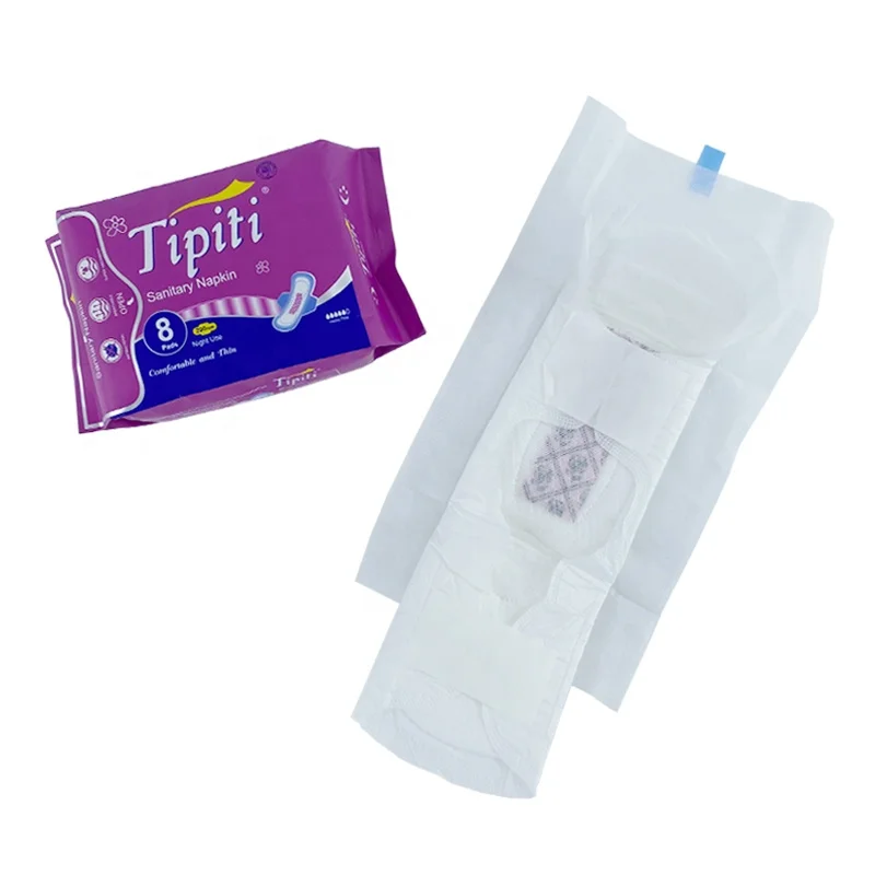 Hot Selling Disposable Super Absorbent Feel Comfortable Women Cotton Anion Sanitary Napkins