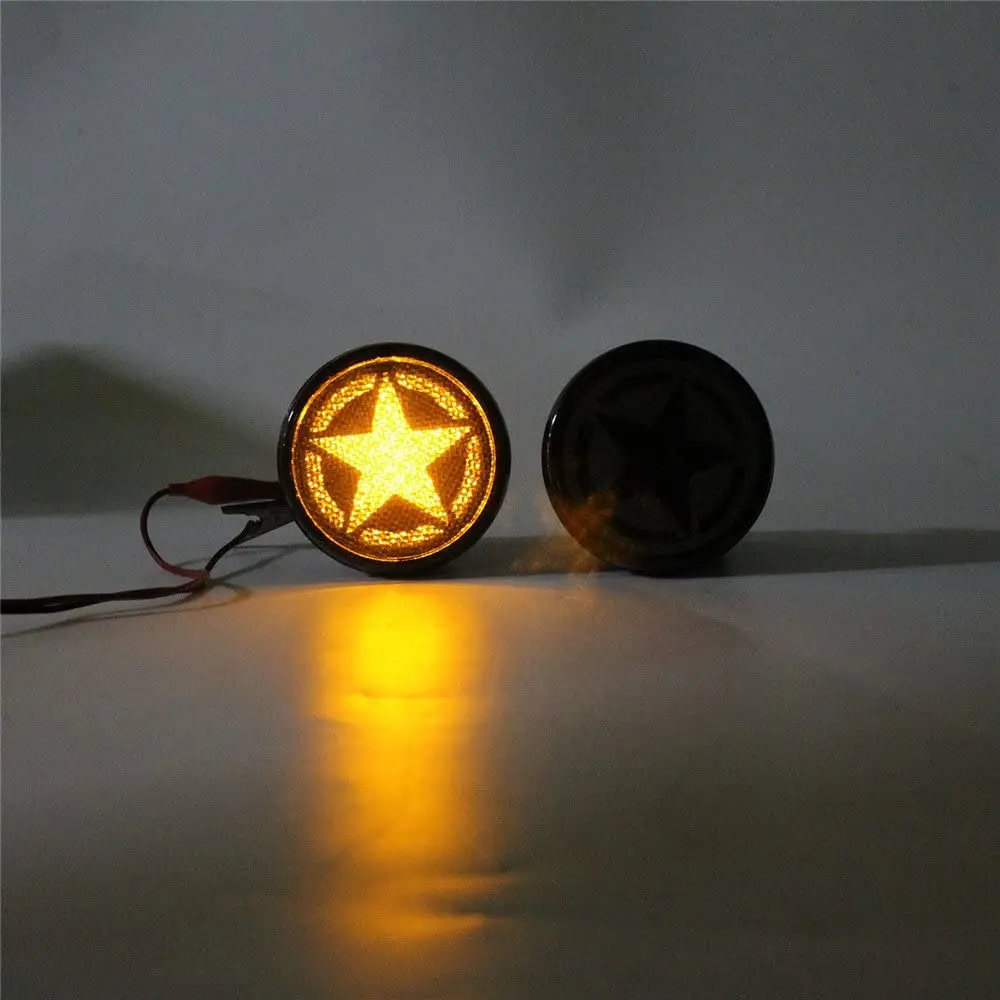 
China Supplier car grille moving light for Jeep Wrangler full led Taillight with moving signal star light 