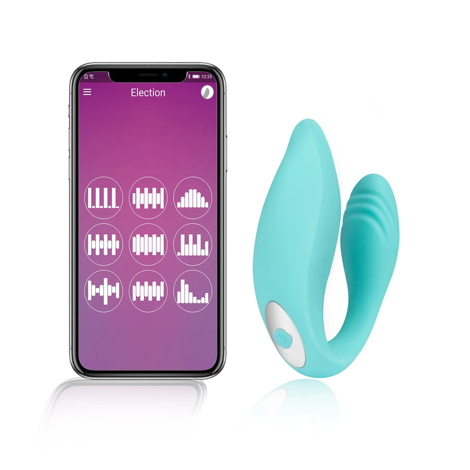 Hot Selling Products In Market C Shape Wear Remote Vibrator Long Distance Bluetooth Sex Toy Bluetooth Vibrator