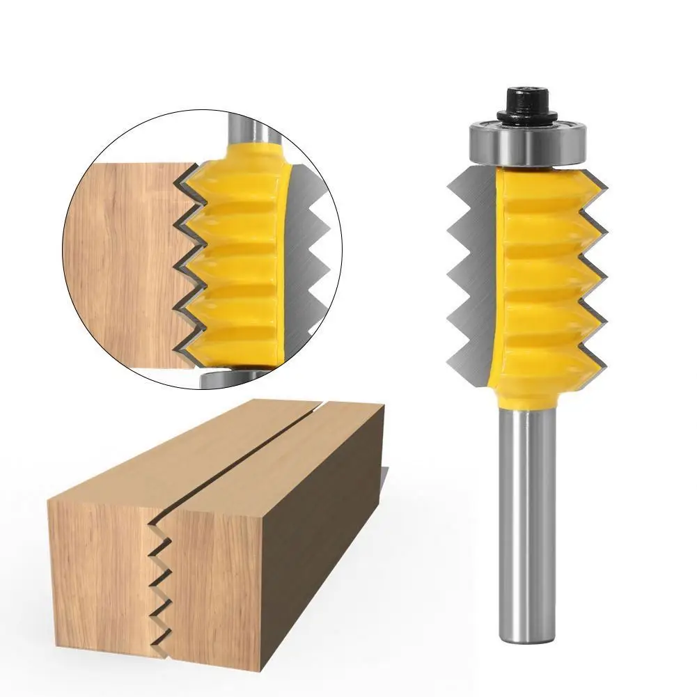 woodworking Finger Joint Glue Milling Cutter Raised panel V joint Router Bits for Wood Tenon Woodwork Cone Tenoning Bit