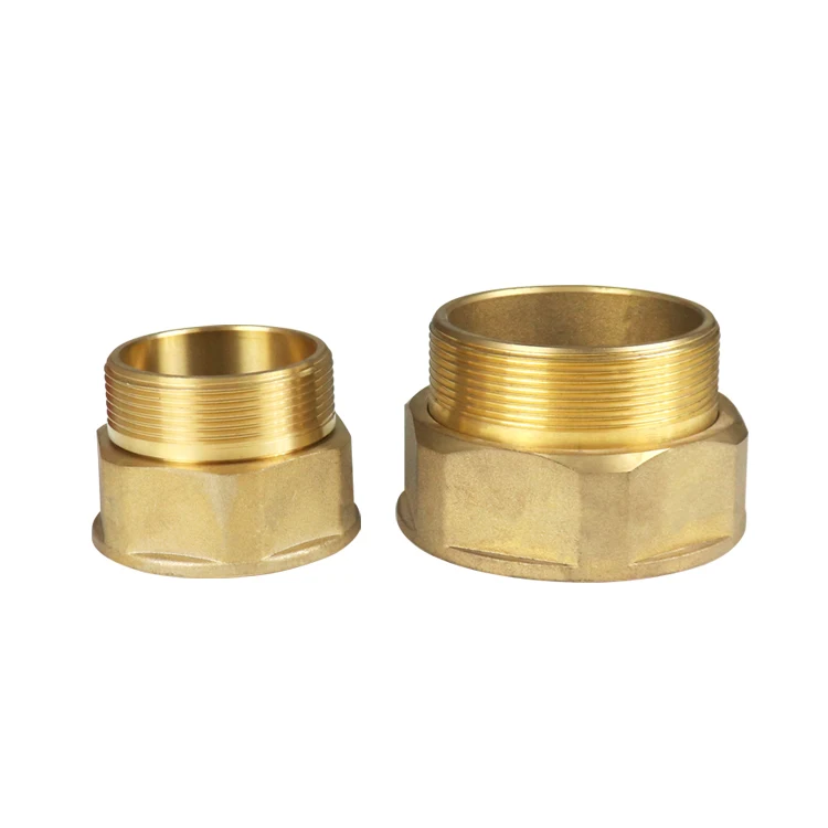 SiAN Professional Manufacturer Floor Heating Series Compression Brass Nut 2.5 Inch Fire fighting Copper Rings