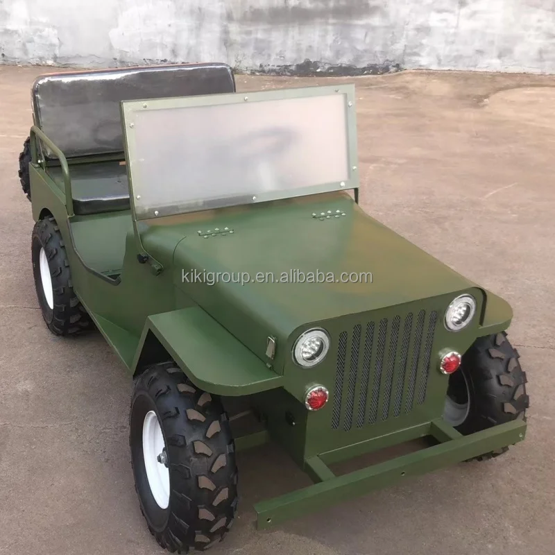 Customized design off-road cars mini electric jeeps go karts for adults and kids