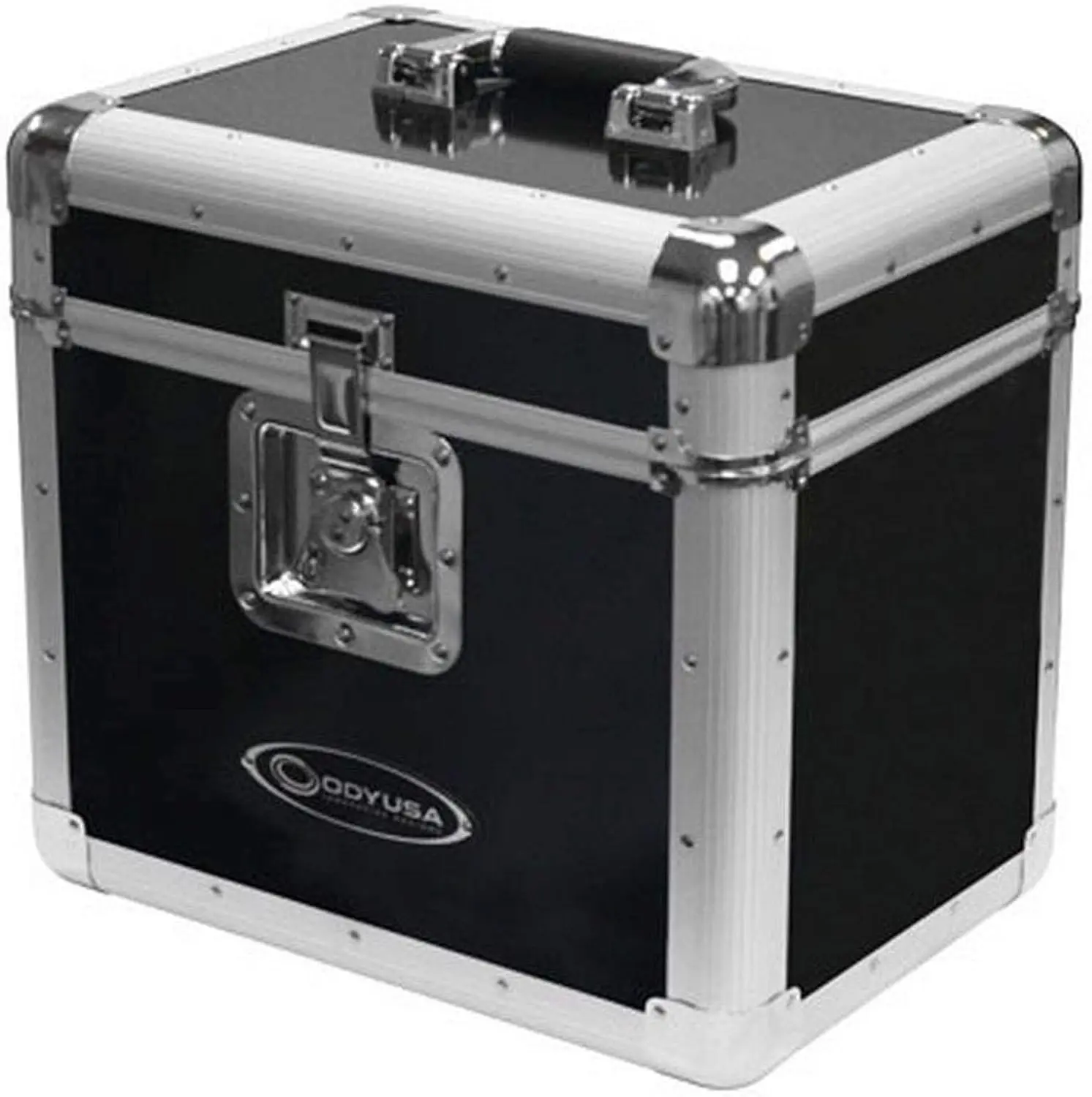 Vinyl Record Storage Box Aluminium DJ Storage Carry Case