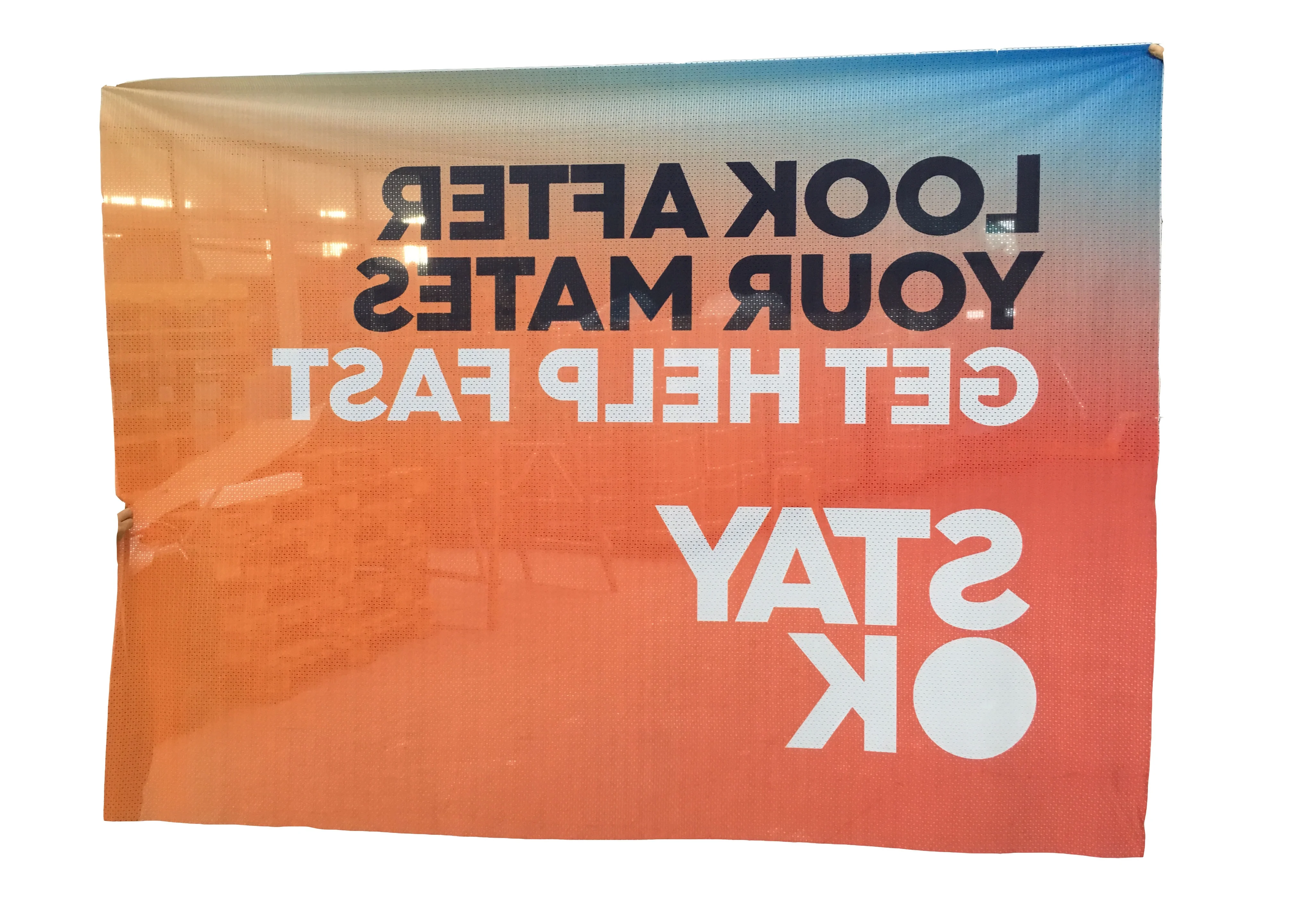 Large Scale Printed Advertising Mesh  Banners Vinyl Banners For Outdoor Usage