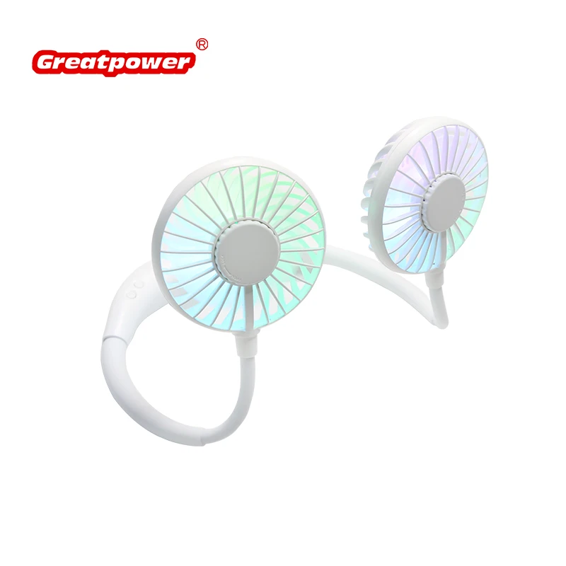 Лидер продаж 2020, оптовая продажа, портативный складной ручной перезаряжаемый мини-вентилятор на шею