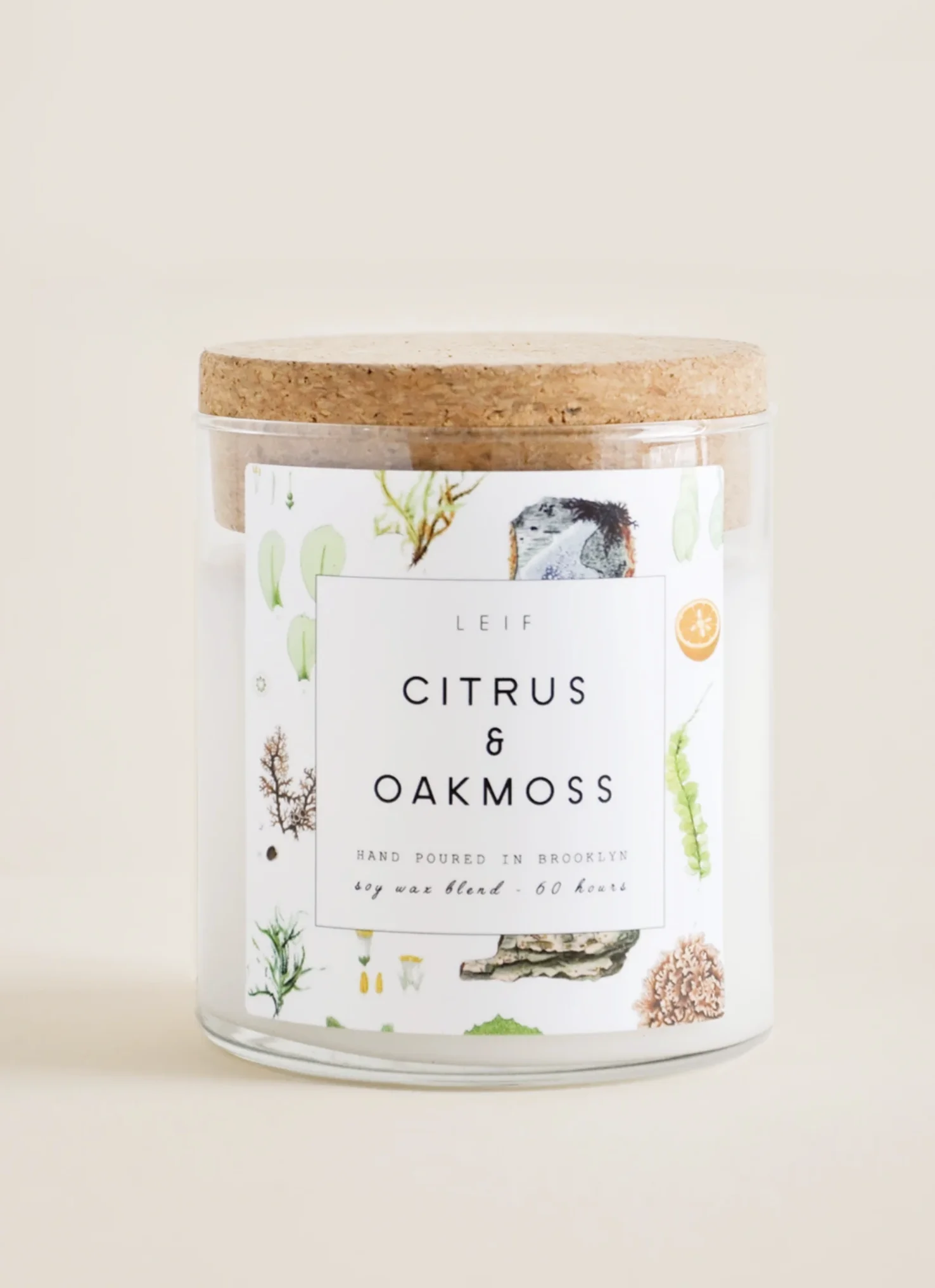 Custom private label Cork Lid Glass Bottle Aromatherapy soy wax Candle jars can customize AROMA Fragrance candle