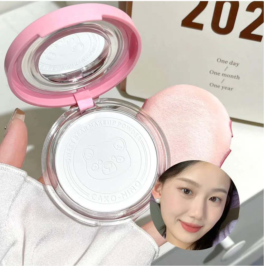 Setting Powder Long Lasting Oil Control Natural Finish Face Powder Sweat Proof Private Label Smooth Matte Compact Powder