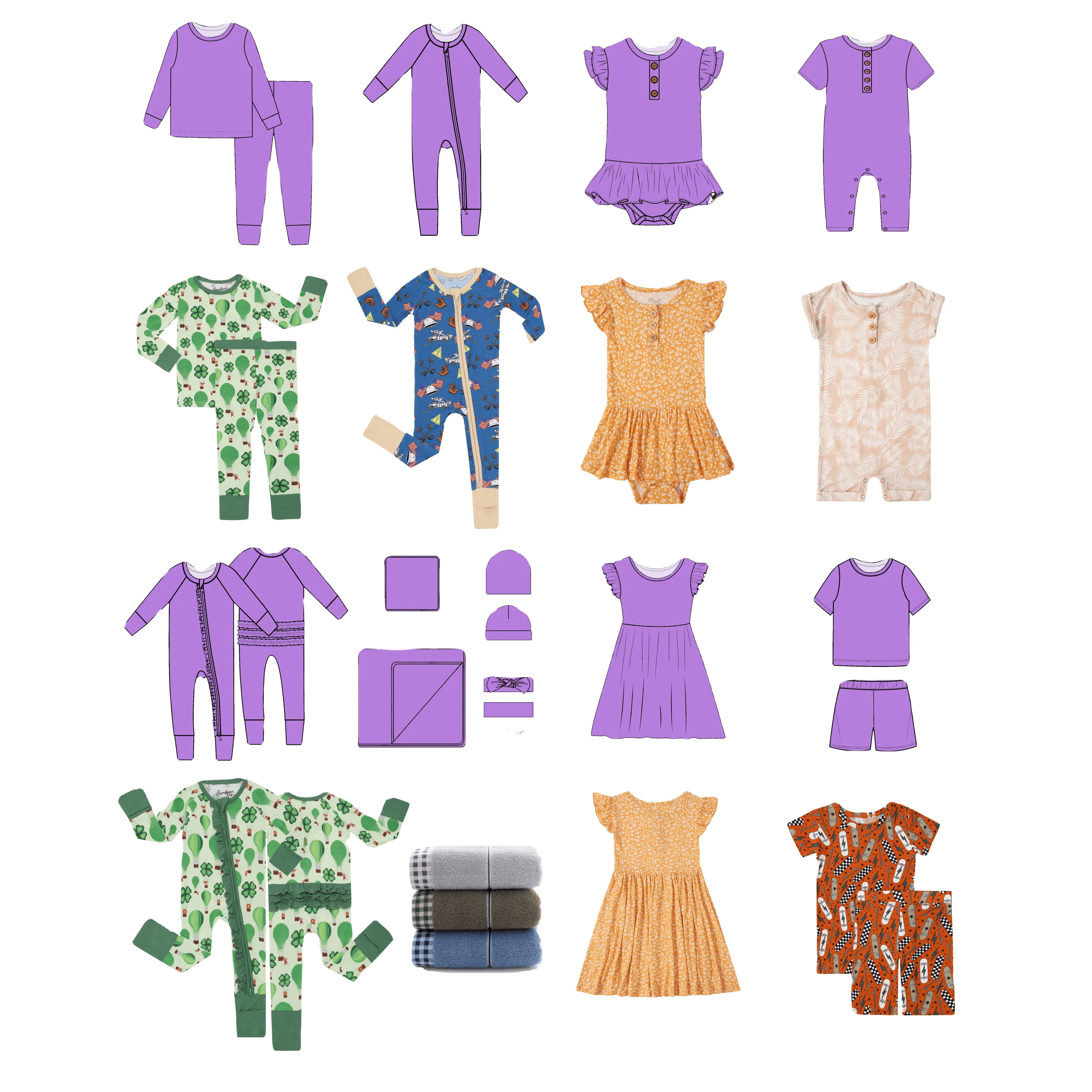 Do one thing at a time and do well / Manufacturer Wholesale & Custom  Rompers Pajamas Bodysuit Dress  Baby Clothes Kids Clothes