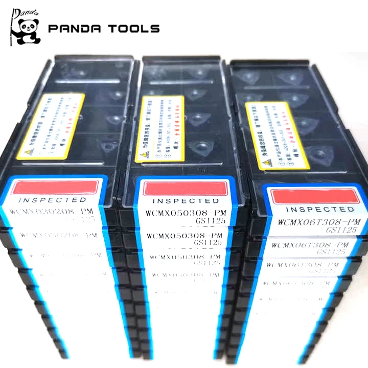 High Quality SCGO u Drill CNC tungsten carbide indexable inserts WCMX050308 for stainless steel SUS304 303