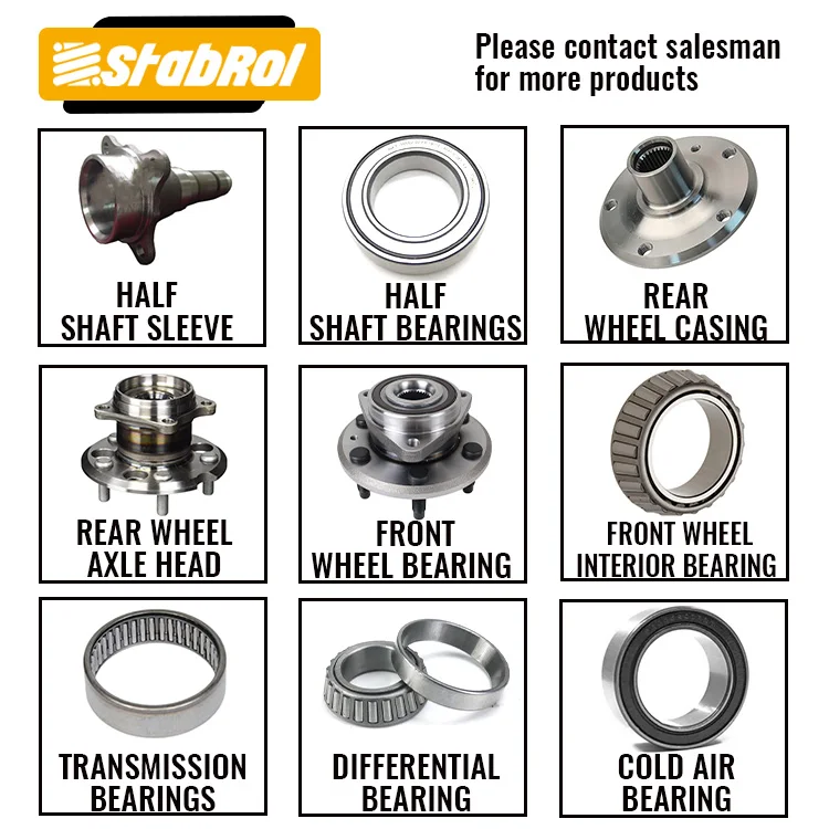 Wheel Hub Bearing for Chery QQ S21-3301210BA Rear Axle Auto steering systems Auto parts Hub Unit Bearing