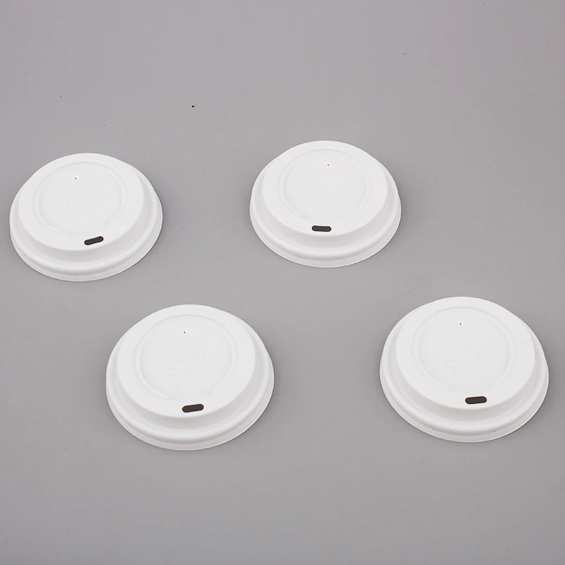 China Factory Manufacture paper coffee cup lids cover disposable white 6/7oz coffee lids