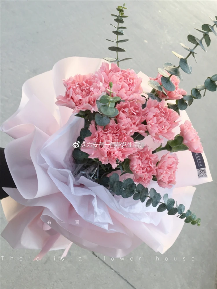 
mixed Colors Flower Wrapping Paper Water-proof Platinum Paper Gift Wrapping Papers Fancy Flowers Packing Ppae 