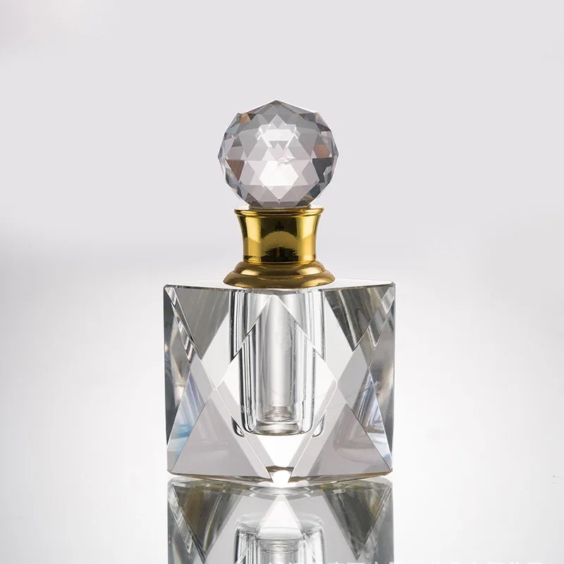 ПРОФЕССИОНАЛЬНЫЙ ЗАВОД Crystal оптовая продажа маленькая емкость 1 мл ароматизатор с эфирным маслом Agarwood кристальная бутылка