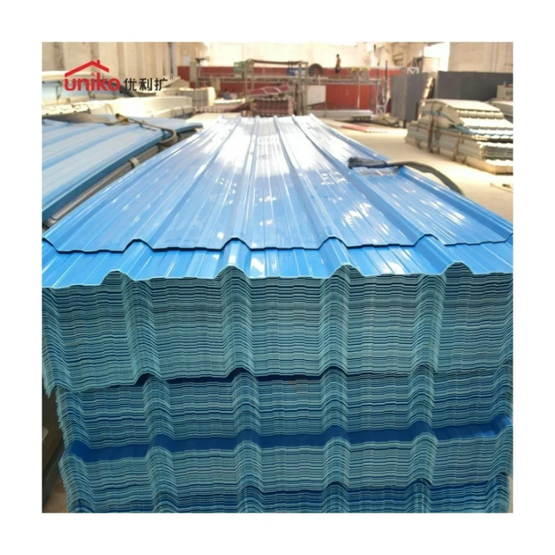 Fireproof  Waterproof Corrugated Roof Pvc Roofing ASA Upvc Roofing Sheet For Industrial area  Factory and Warehouse