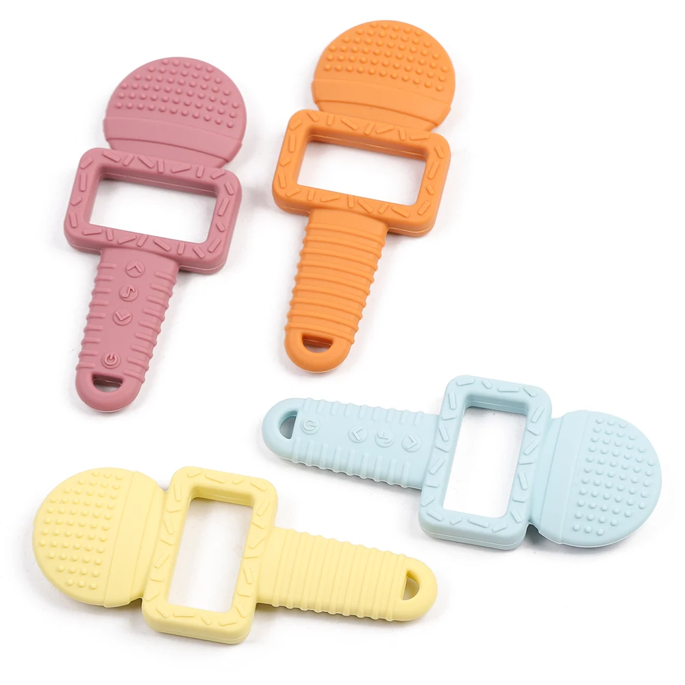Newsun New Born Baby Microphone Shape Teething Toy Babies Accessories Products Best Products Baby Teether