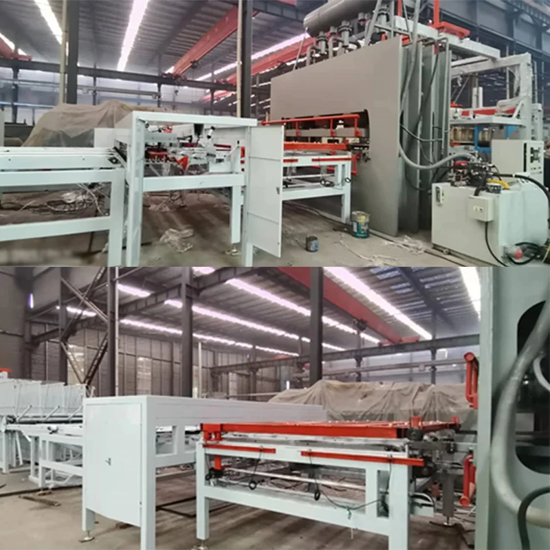 Chipboard Short Cycle Laminating Hot Press Laminate Melamine Flooring Production Line