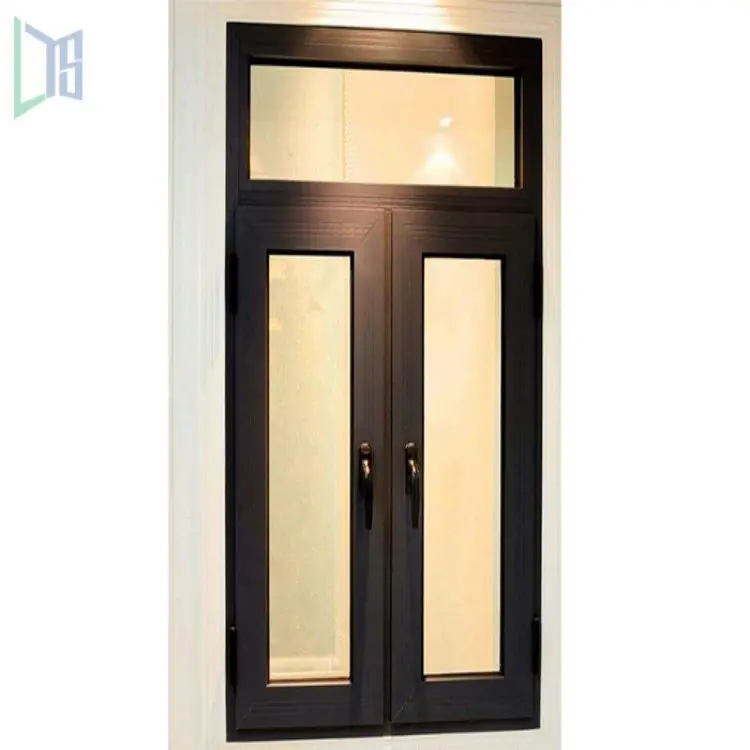 The latest design high quality interior  decoration soundproof casement Window white color soundproof casement glass windows