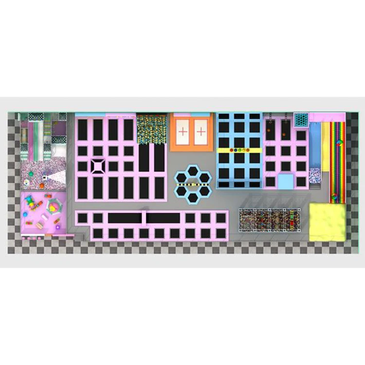 Commercial Kids Indoor jumping Trampoline Park Amusement Park Playground Trampoline Bungee Harness