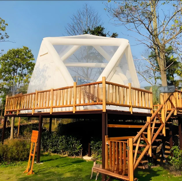 Outdoor Tents Waterproof Outdoor Bubble House Inflatable Transparent Inflatable Bubble Tent For Large Party Event Date