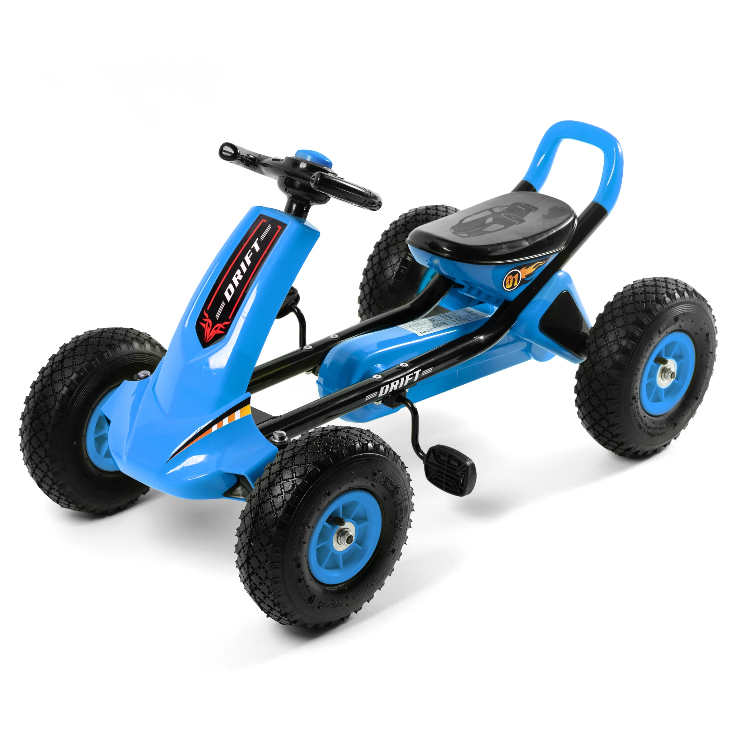 CHILDREN PEDAL GO KART RIDE ON CAR CHAIN DRIVE 4 WHEELS CAR  E01