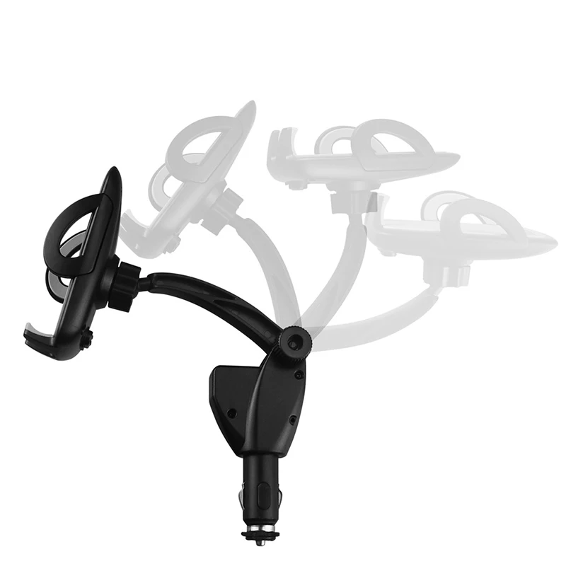 
Car 2in1 Dual USB Charger Holder Mount Cigarette Lighter Chargers For Cell Phone 