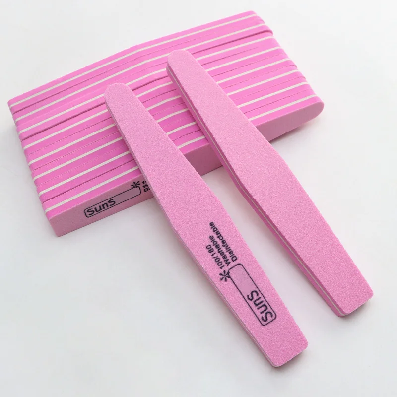 Double sided long sponge nail Polish polishing board Professional sponge nail file High quality custom color nail file