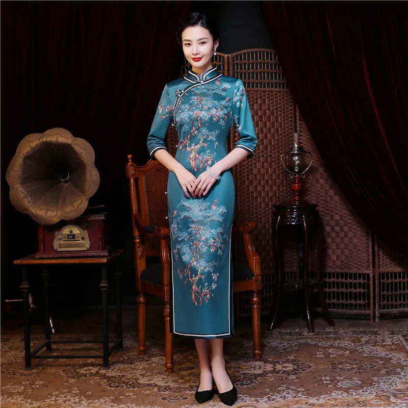 Традиционная китайская одежда qipao традиционный костюм для девочек Ципао классическое старое модное