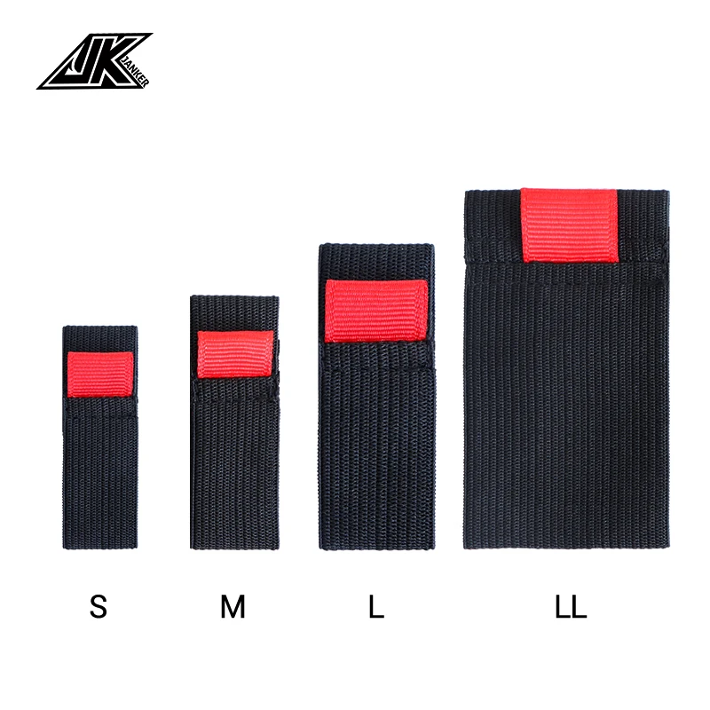 JK SPOOL S M L LL Black Elastic Fishing Reel Protection Bag Spinning Wheel Accessories Fishing Gear Supplies