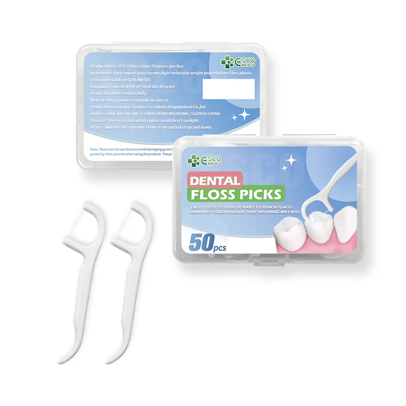 Cheap price individually wrapped coconut dental floss dispenser for tooth health