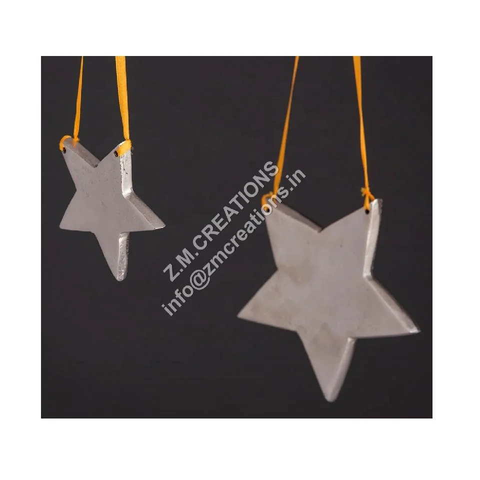 Wall Hangings Christmas Tree Genuine Goods At A Fair Price Decoration Handmade Metal Star Ornament Christmas Tree Hanging