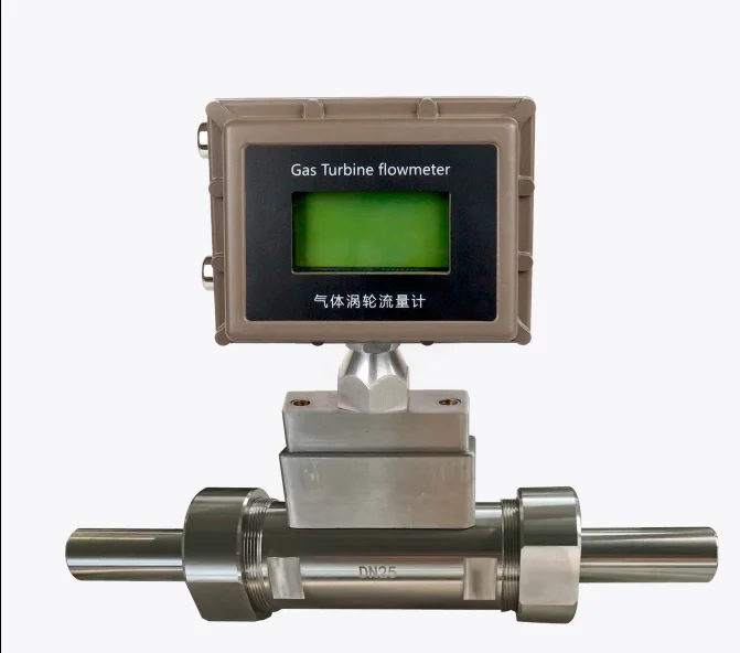 DN25 flange gas turbine Explosion-proof digital flowmeter natural gas N2 flow meter RS485 modbus flowmeter