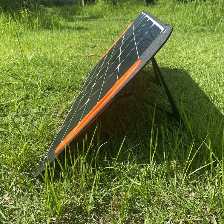 Folding Solar Panel Solar Panel Mount Portable 100W Paneles Solares 100 Watts Plug And Play