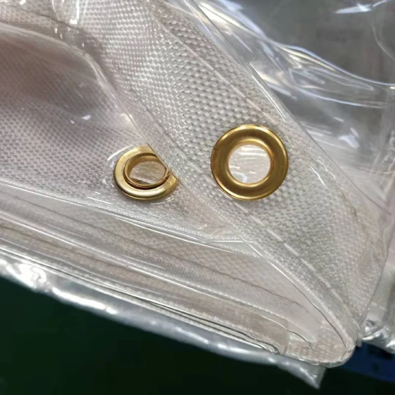 Heavy Duty Waterproof PVC Transparent Tarpaulin Poly Clear Vinyl Tarp Cover