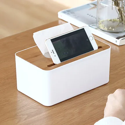 
Fiber Bamboo And Wooden Paper Dispenser Nordic Tissue Box With Cheap Prices 