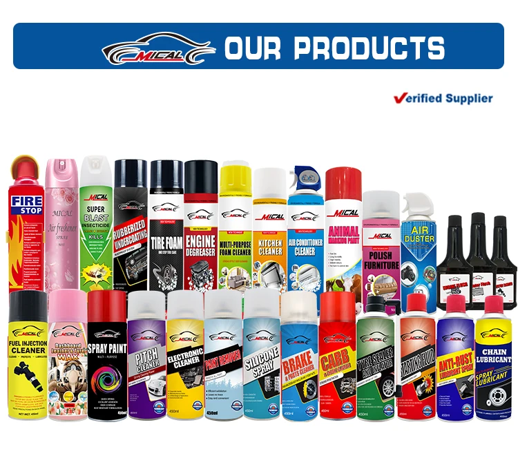 OEM Aerosol Emergency Use Tire Spray Sealant Inflator Puncture Repair for motor bike tubeless ygp tire sealant and inflator