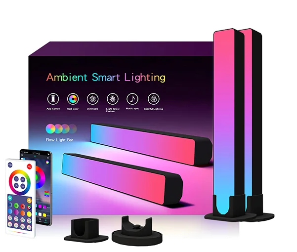 Desktop indoor atmosphere room decorative lights audio synchronous RGB intelligent LED environmental lights TV competitive games