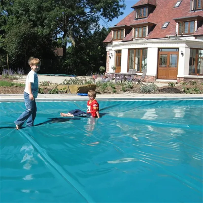 Custom PE PP PVC Heavy Duty Coated Tarpaulins Waterproof Inground Outdoor Leaf Net Swimming Pool Cover
