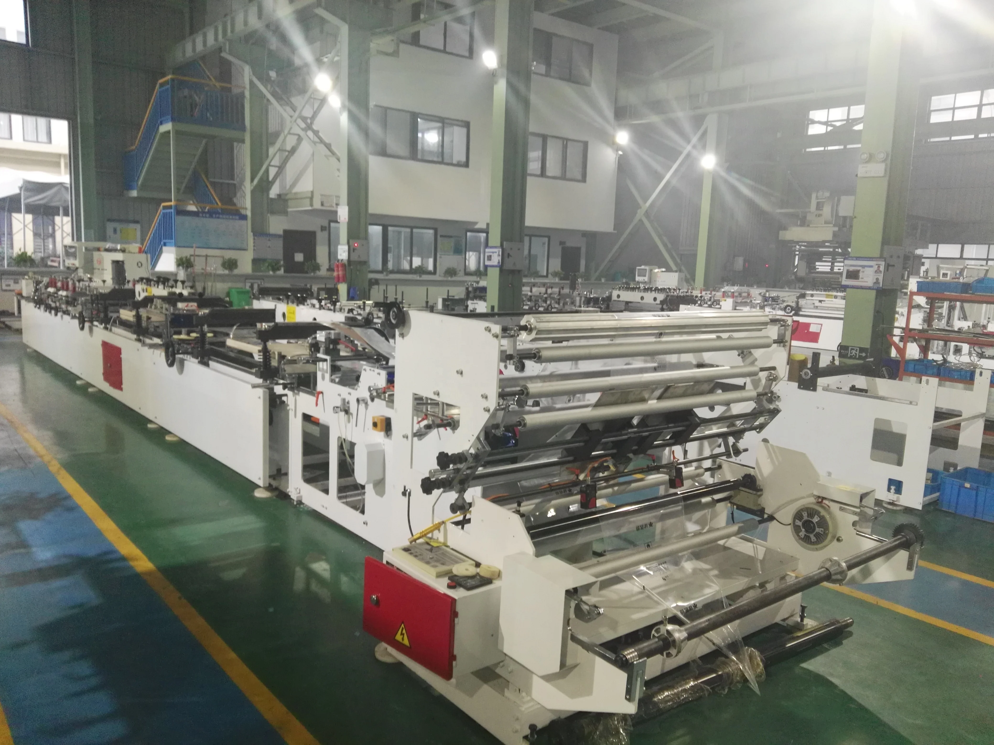 
[CHOVYTING]high speed central sealing bag making machine/center & bottom sealing bag making machine 
