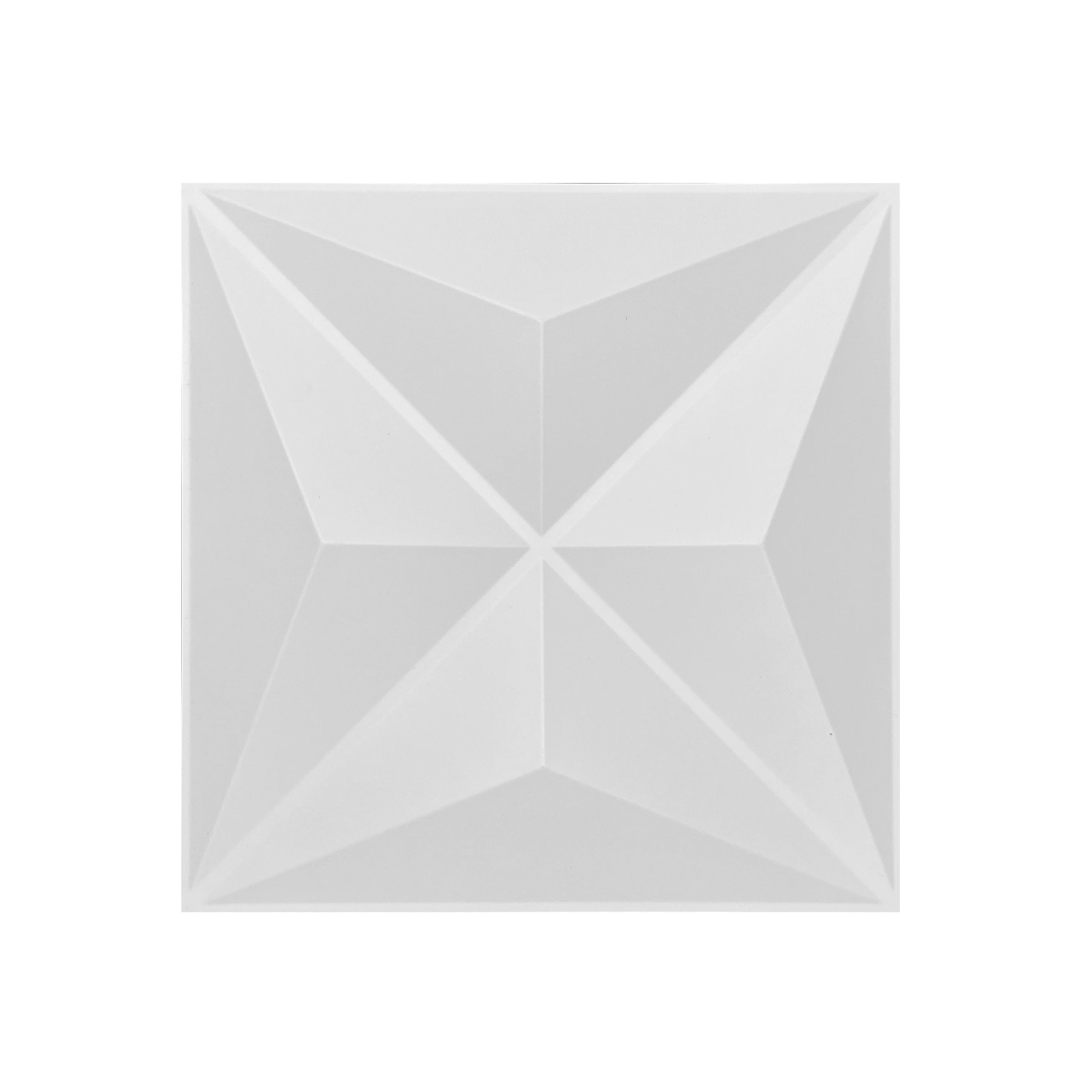 High Quality Peel and Stick Easy to Install 3D Pvc Wall Art Panel Embossed Wall Board Sofa Background