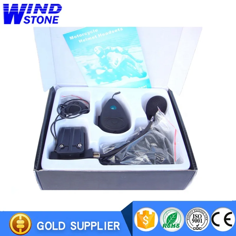 
500 mts Handsfree Intercom Headset Motorcycle BT Handsfree Stereo System Electric Scooter Helmet Headset 