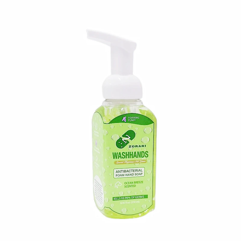 2024 259ML hand foaming hand soap with foam pump