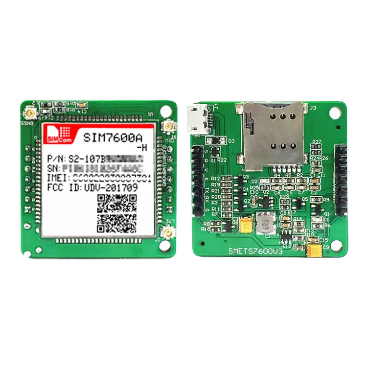 SIMCOM SIM7600A-H Breakout Board with 4G FPC+GPS Antenna CAT 4 LTE Module SIM7600A-H Core Board for North America LTE mini kit