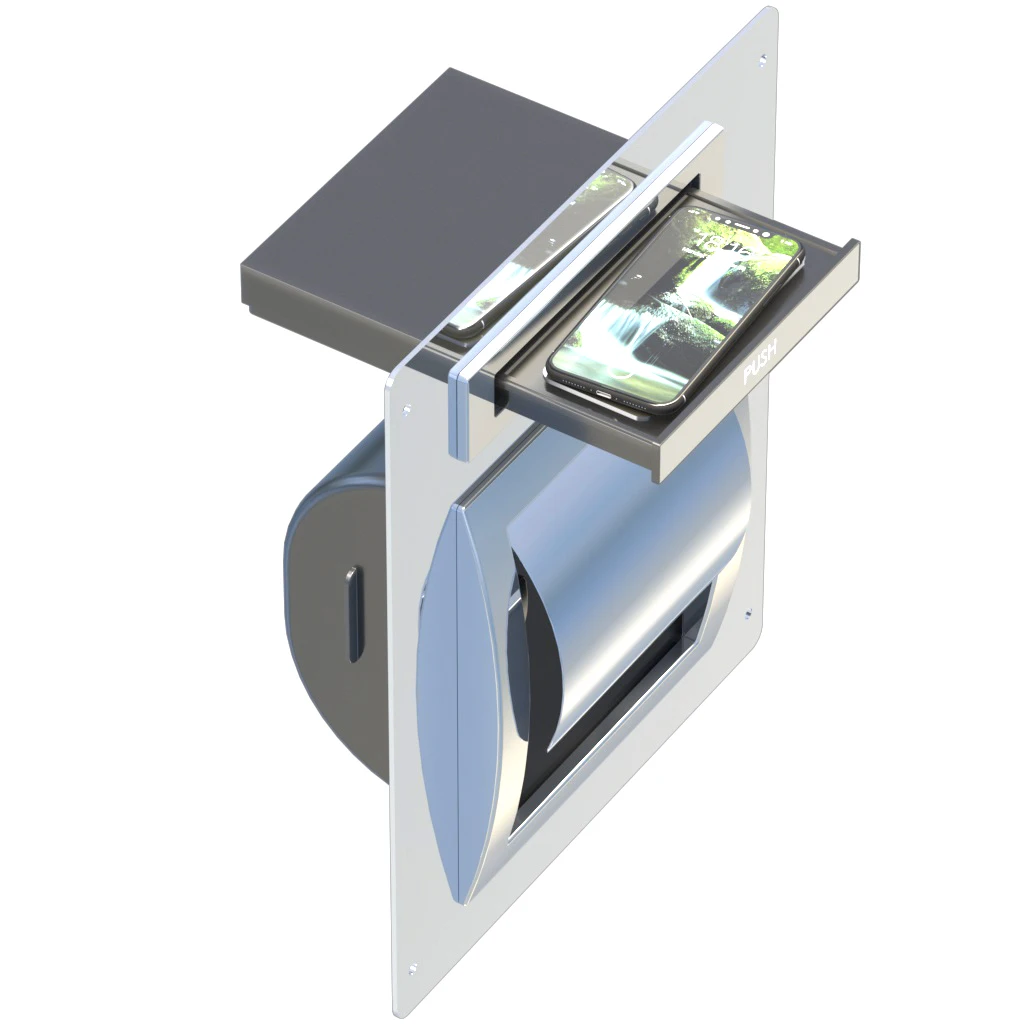 Wenzhou Kaiiy factory Automatic Toilet Paper Holder stainless steel Wall Mounted Paper bathroom Towel Holder WC