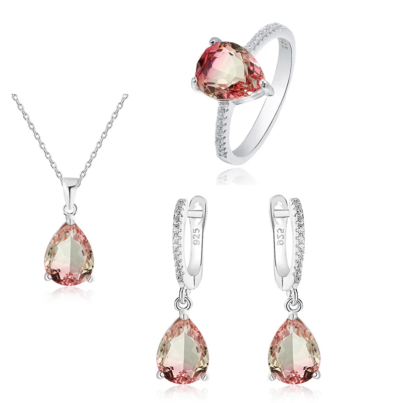 High Quality Fashion Jewelry Sapphire 925 Silver Women Fine Jewelry