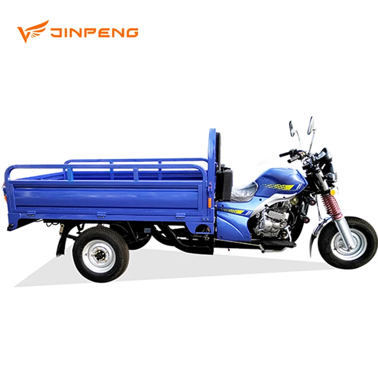  JINPENG сильный Мощный 200cc три колеса моторизованный трехколесный велосипед Грузовой дизельный