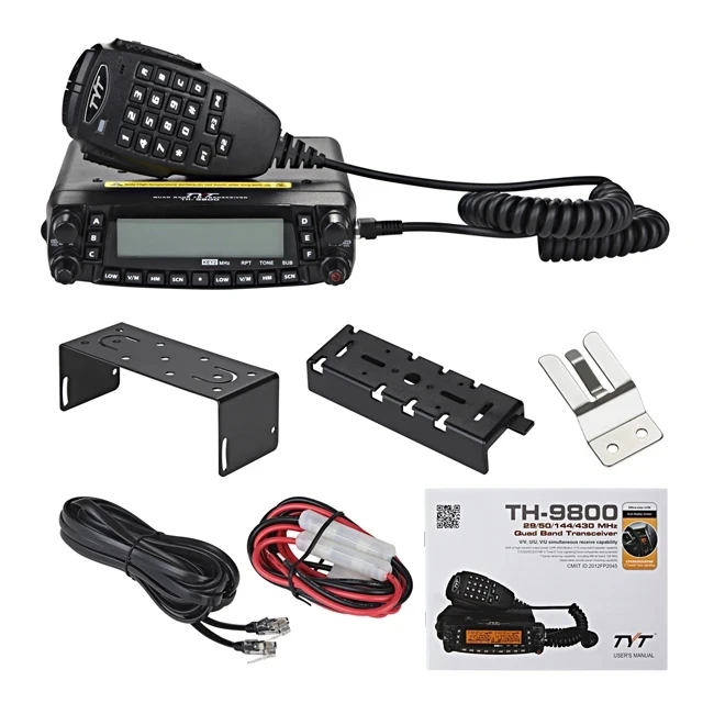  TYT TH-9800 mobile walki talki 29/50/144/430MHz walkie talkie for car 800CH 50km