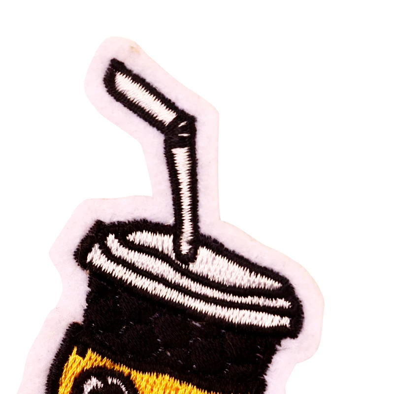 girly lovely Drinks made in China patch military embroidery badge